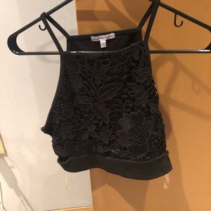 Lace crop top